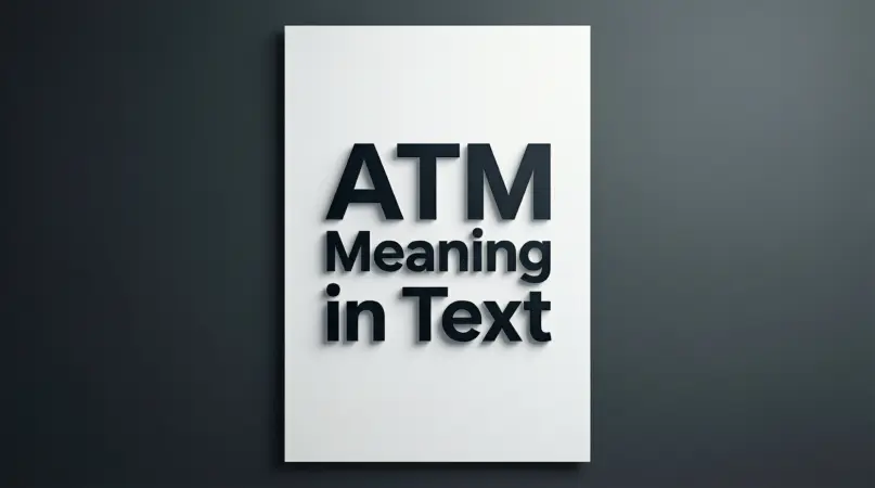 atm meaning in text