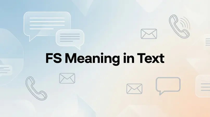 fs meaning in text