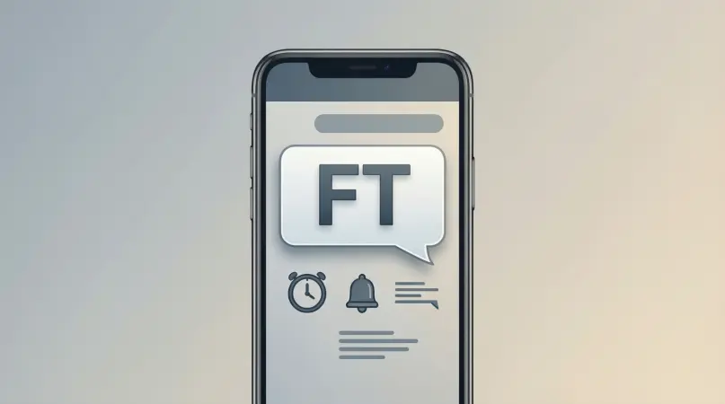 ft meaning in text