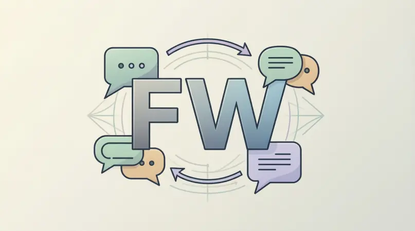 fw meaning in text