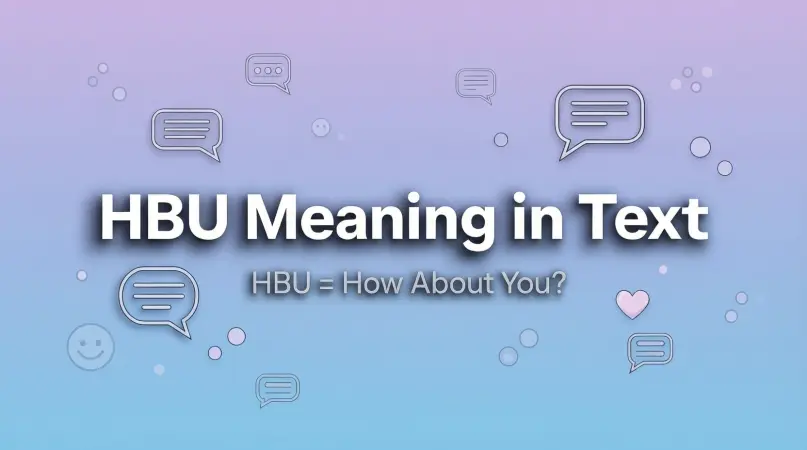hbu meaning in text