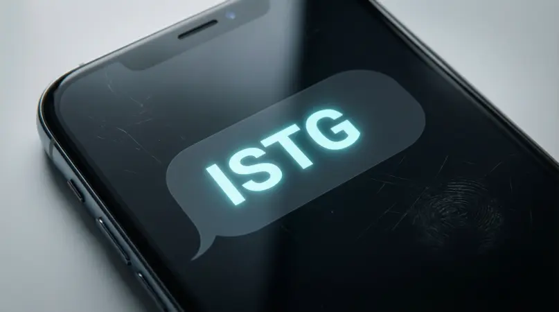 istg meaning in text