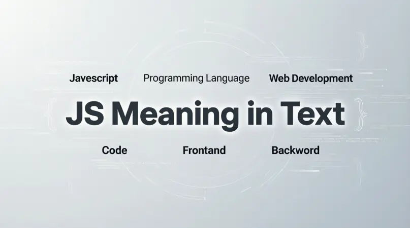 js meaning in text