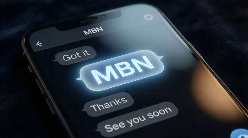 mbn meaning in text