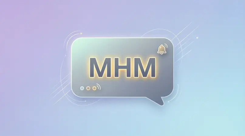 mhm meaning in text