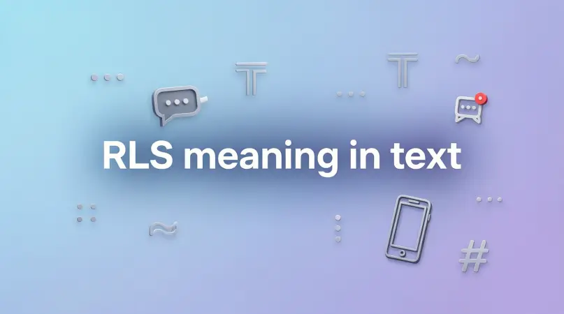 rls meaning in text