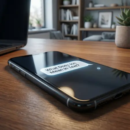 What Does Ion Mean in Text?