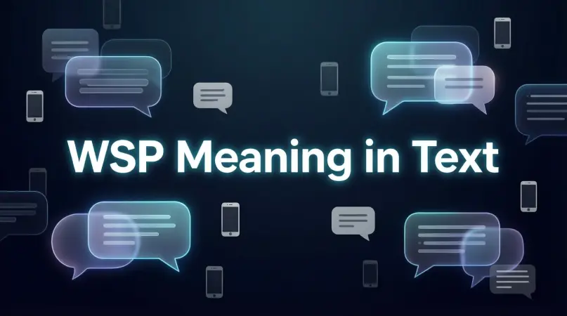 WSP Meaning in Text