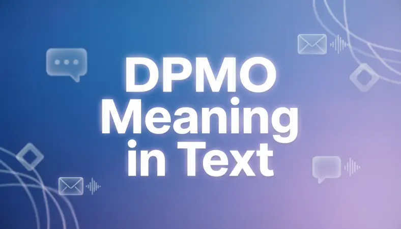 dpmo meaning in text
