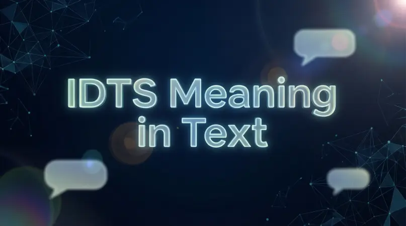 idts meaning in text