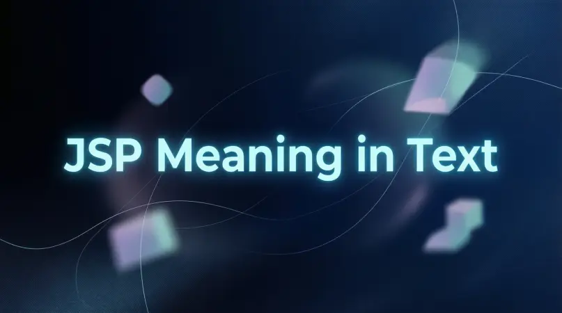 jsp meaning in text