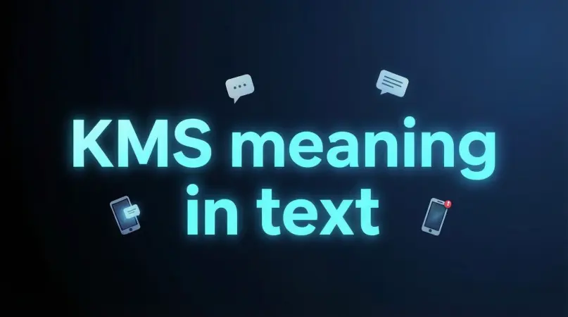 kms meaning in text