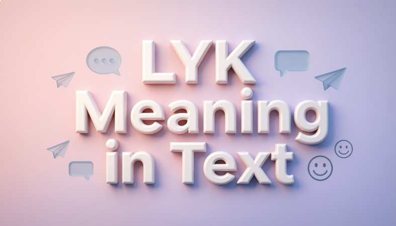 lyk meaning in text