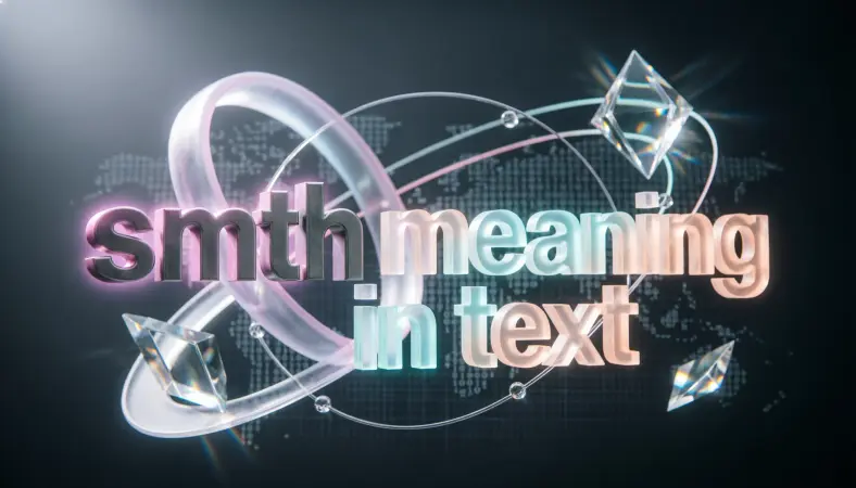 smth meaning in text