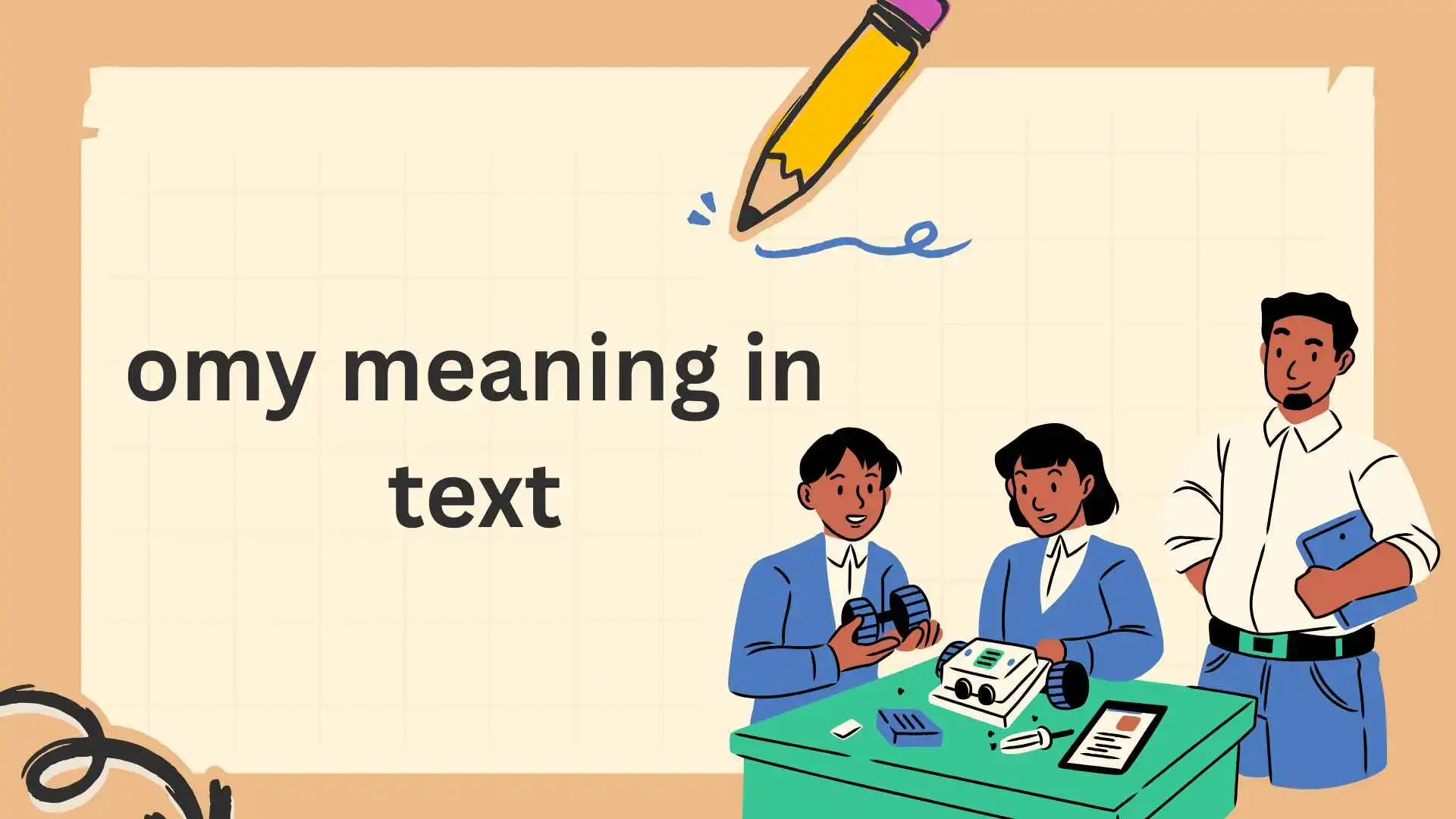 omy meaning in text