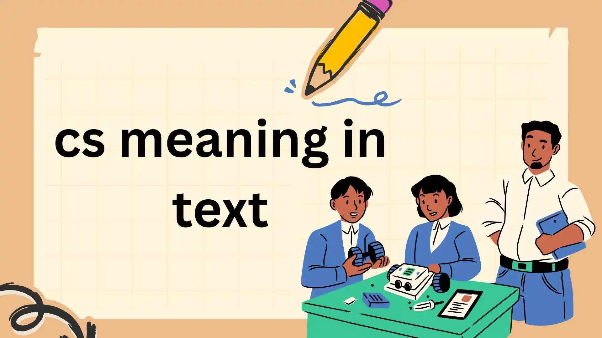 cs meaning in text