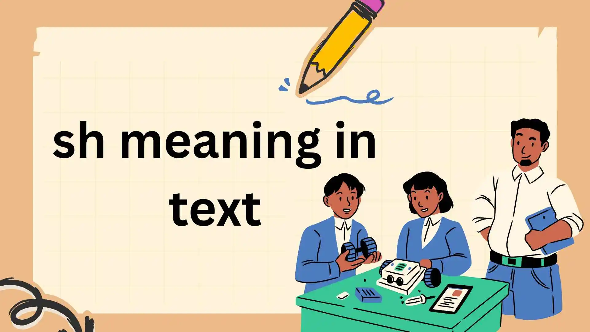 sh meaning in text