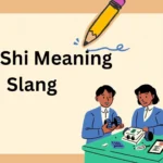 Type Shi Meaning Slang