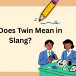 What Does Twin Mean in Slang?